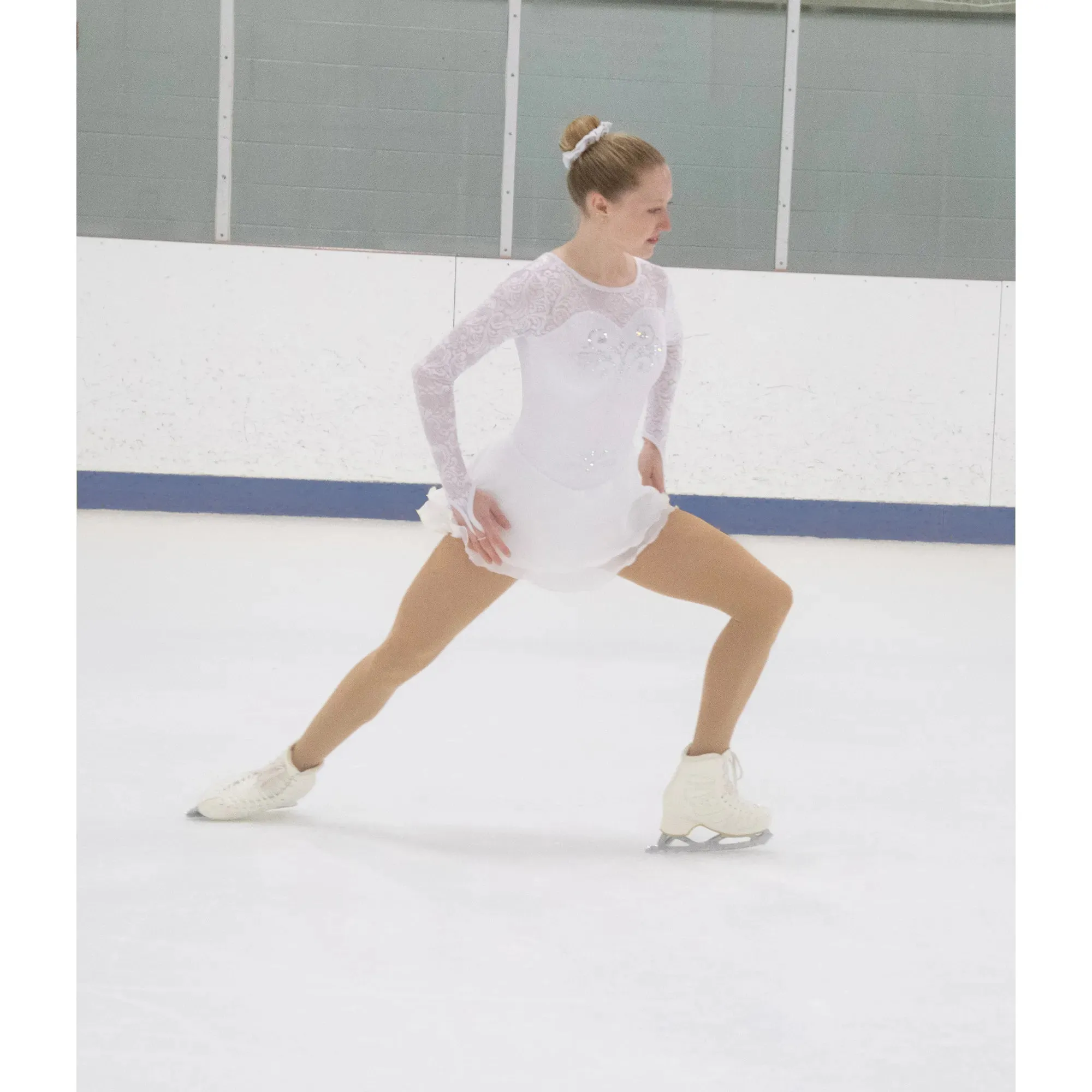 563 Figure Skating Let It Snow Dress