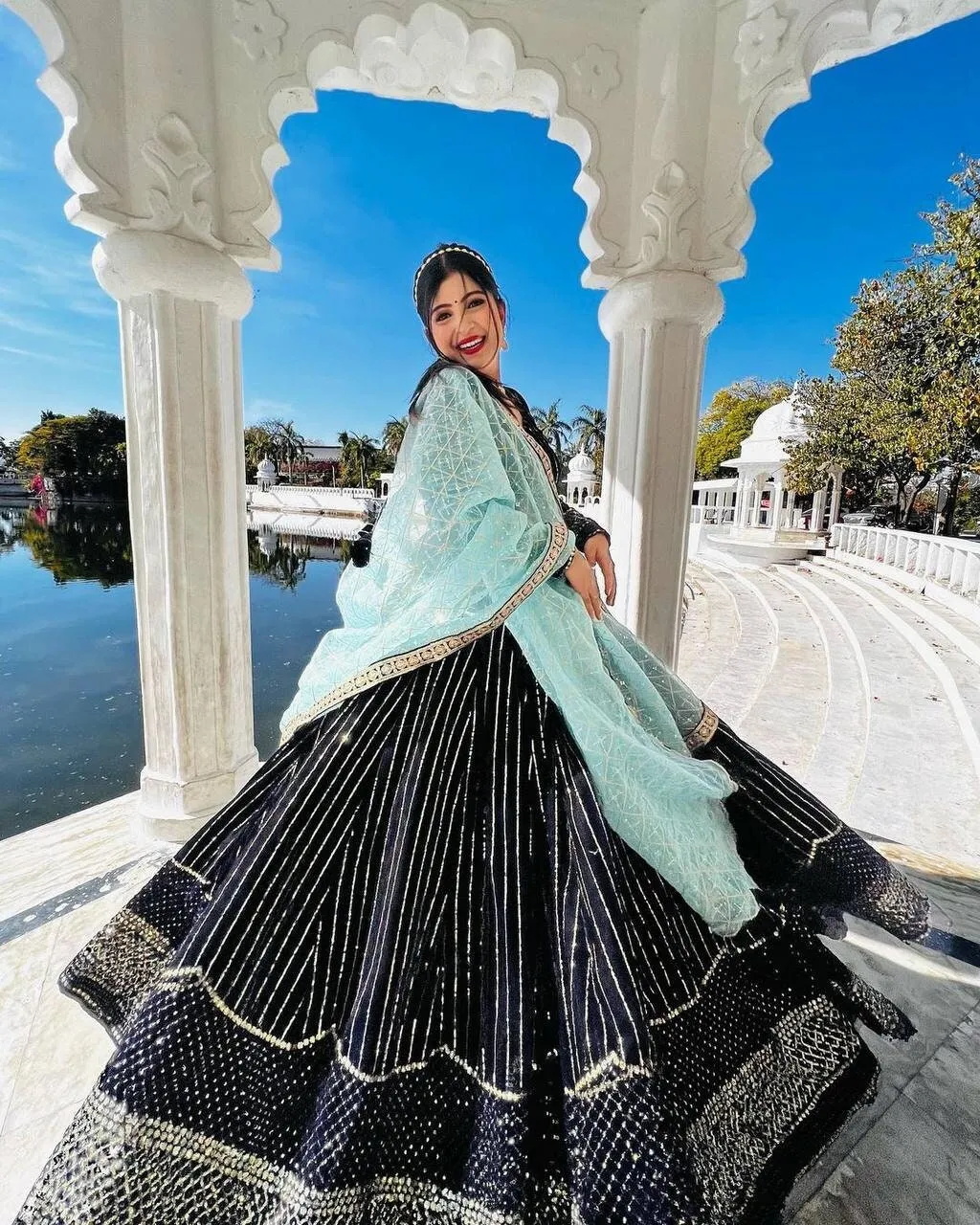Black sabyasachi Lehenga choli Bridal lehenga for women Designer lehenga skirt Partywear lehenga blouse Indian dress Wedding lehenga gift