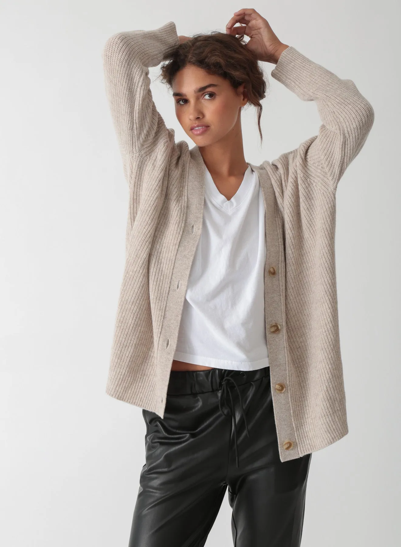 Downtown Vegan Leather Pant - Onyx