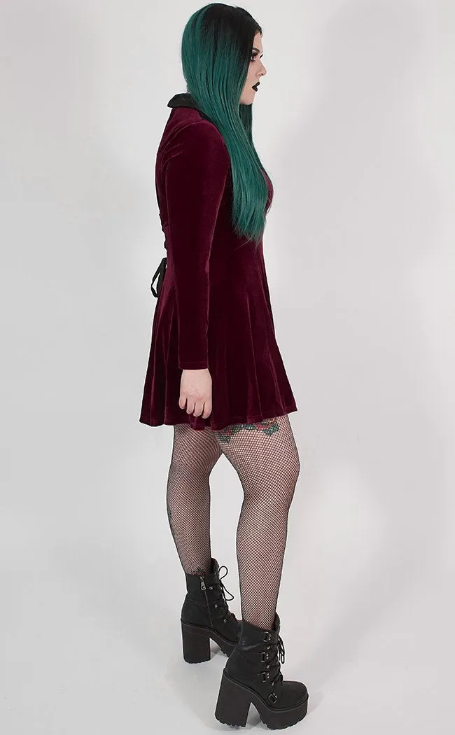 Ensnared Velvet Dress | Red | Plus Size