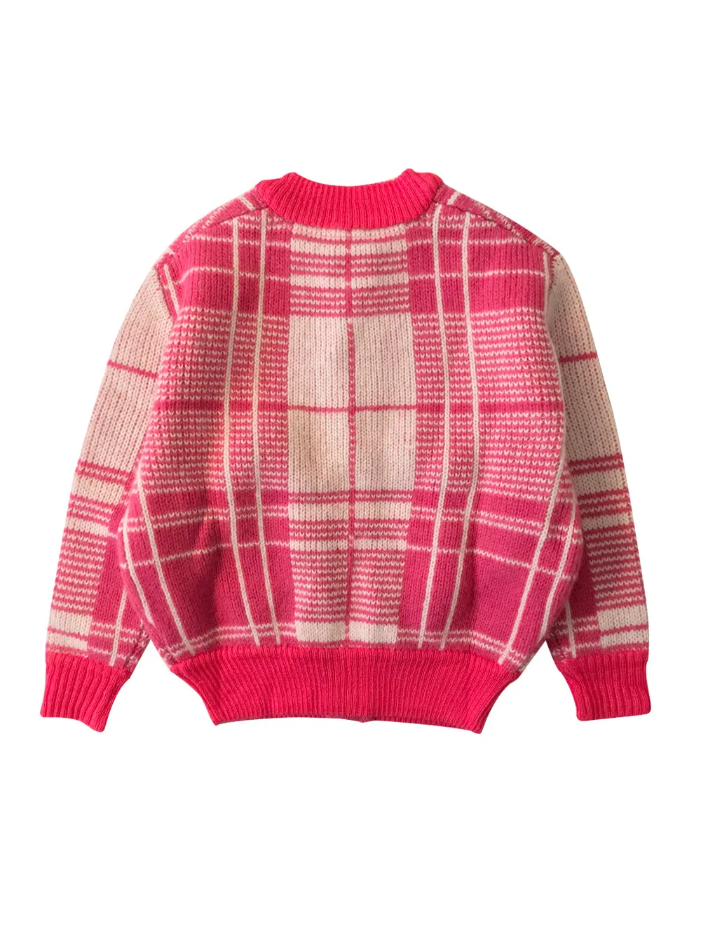 Fuscia Tartan Bomber Jacket