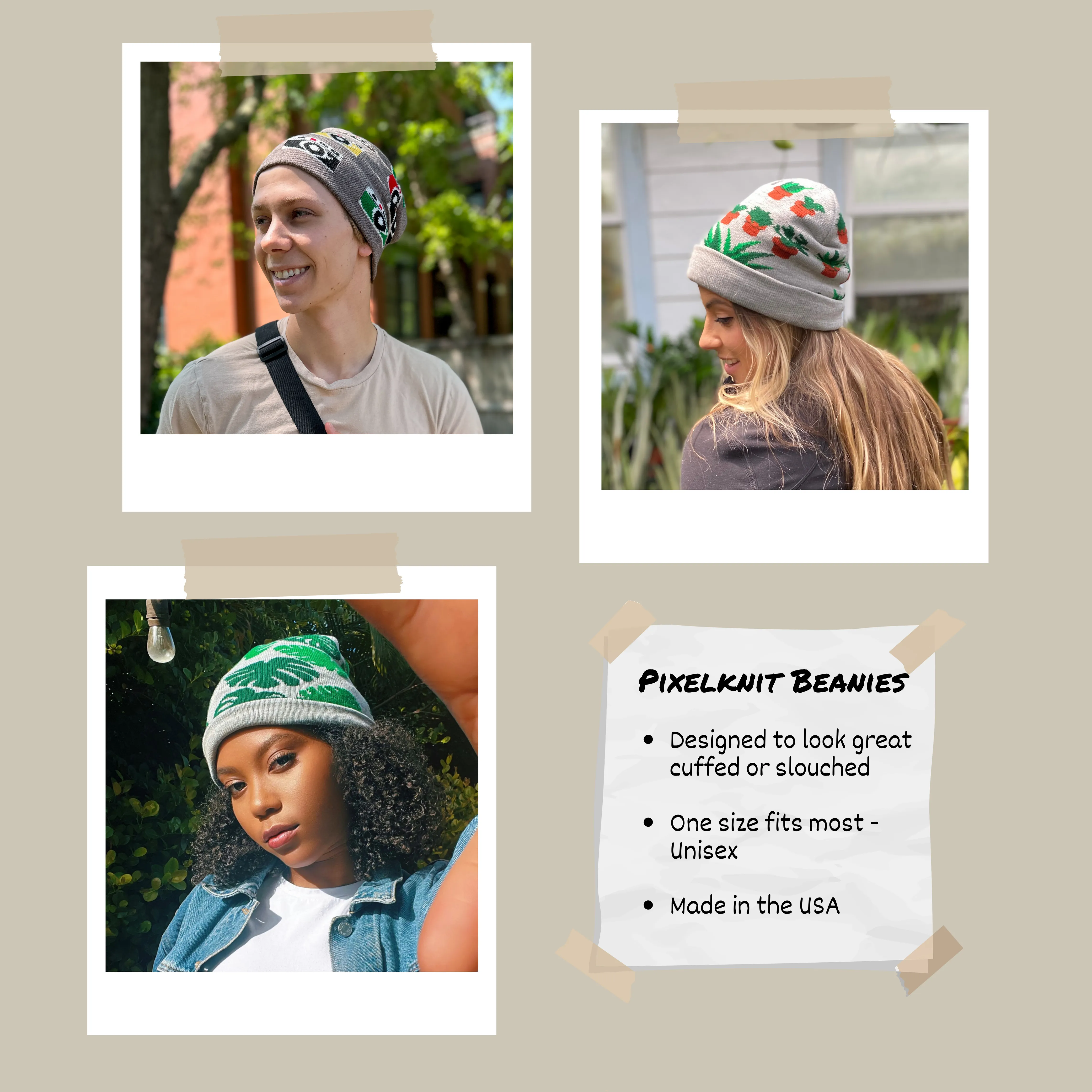 Garden Vegetables Beanie