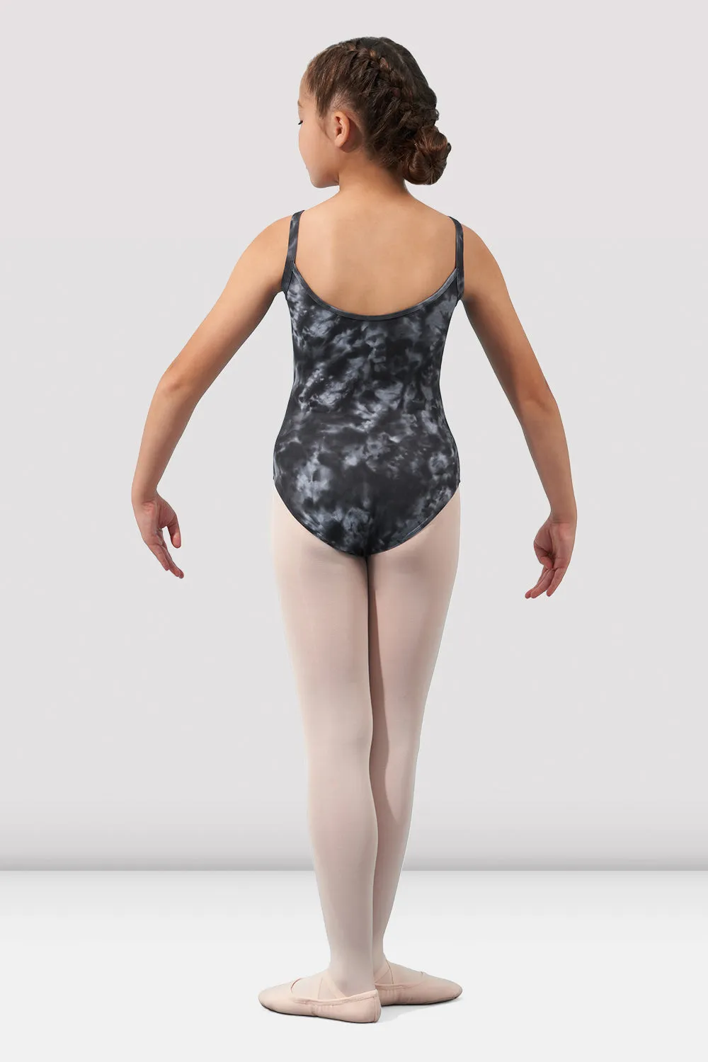Girls Mirella Watercolour Scoop Neck Leotard