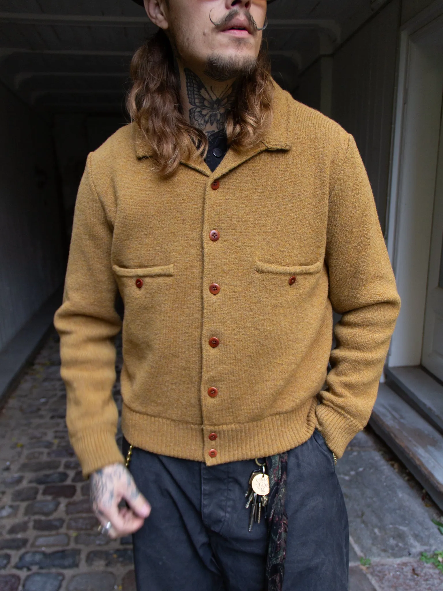 GRP x Max Rohr, Short Jacket B, Ocher