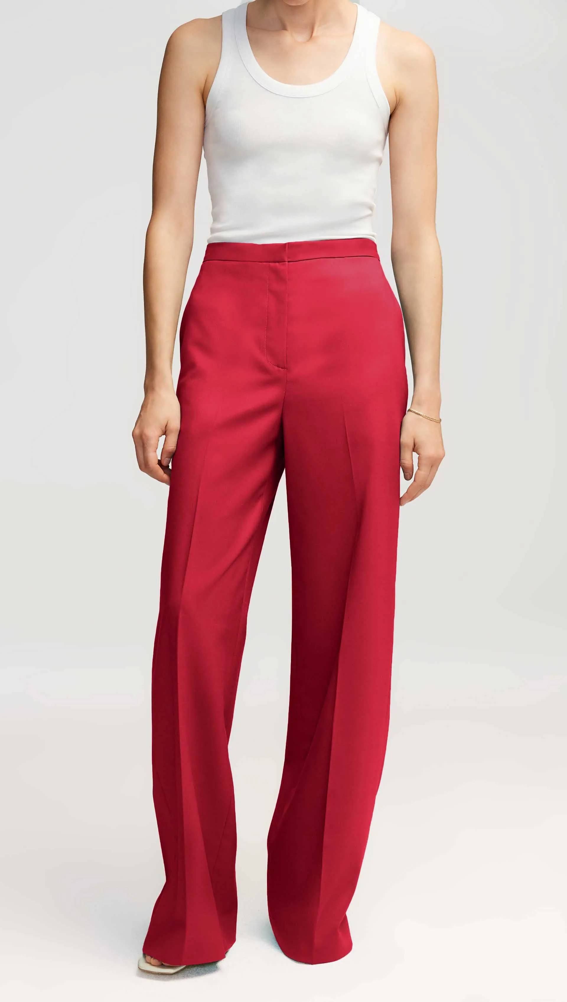 Jones Trouser in Seasonless Wool | Carmine