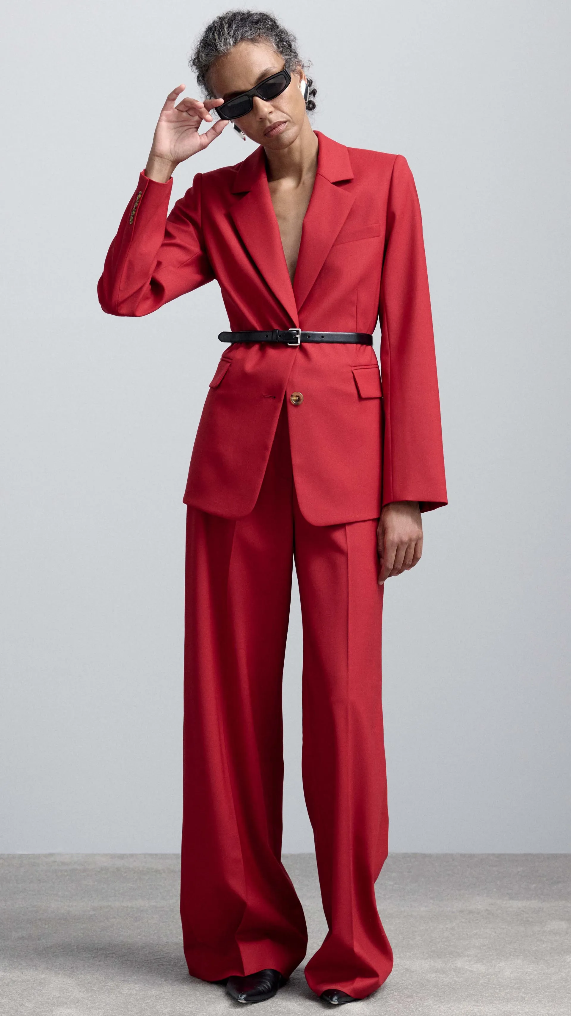 Jones Trouser in Seasonless Wool | Carmine