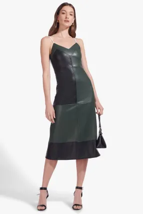 LADDERS DRESS | CYPRESS BLACK VEGAN LEATHER