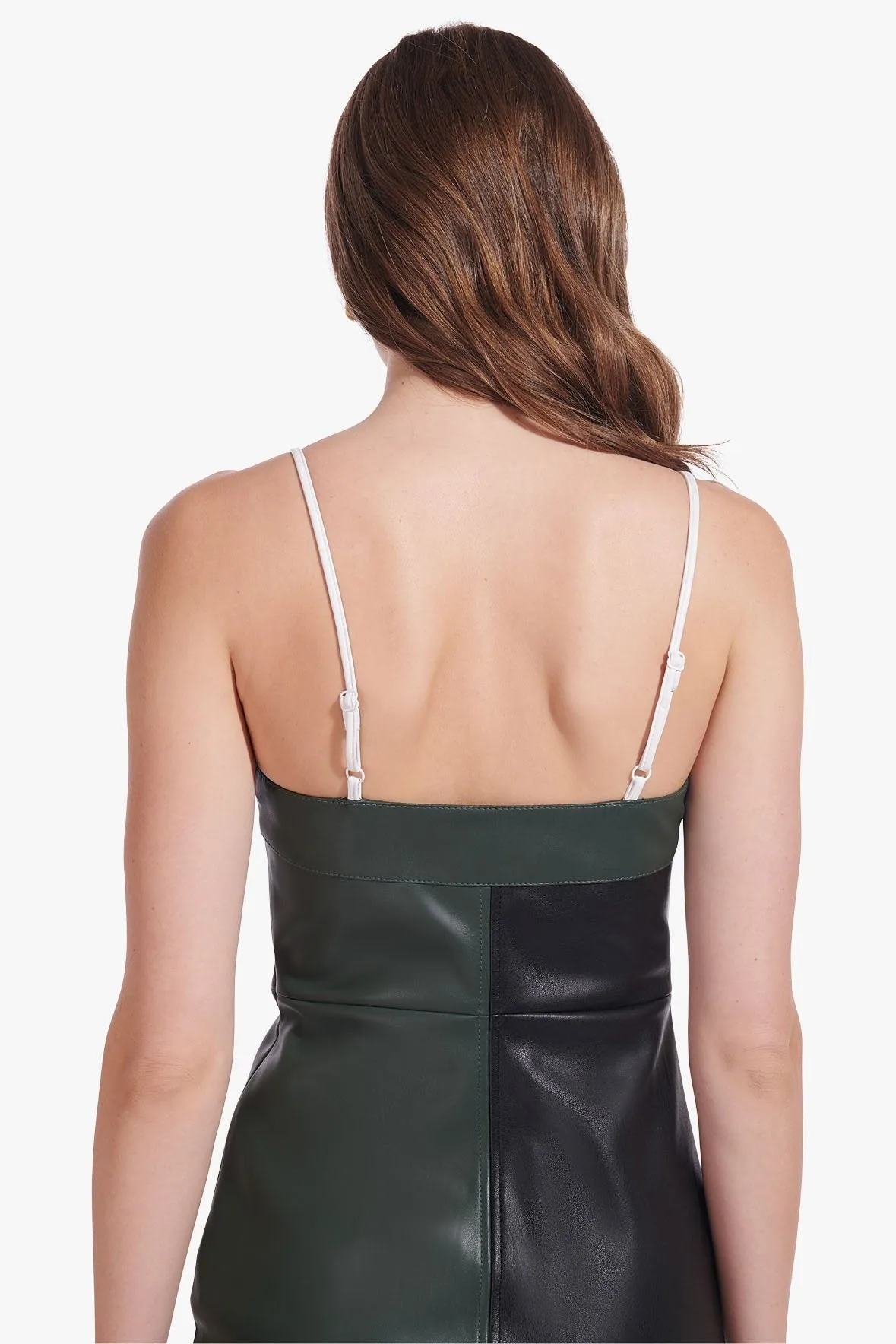 LADDERS DRESS | CYPRESS BLACK VEGAN LEATHER