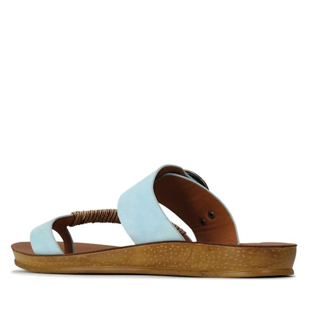Los Carbos Bria  Chalk Blue Light Flexible Sandal Jandal