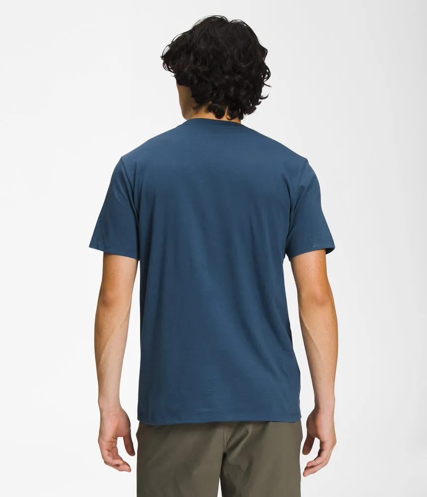 Men's SS Half Dome Tee in Shady Blue/TNF White by The North Face