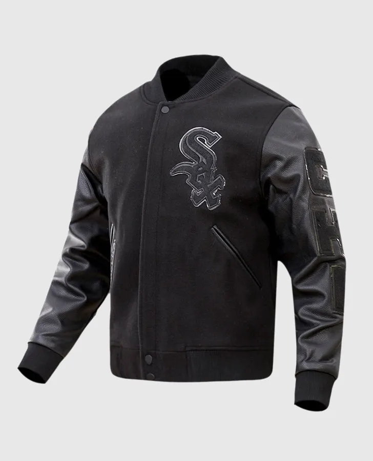 MLB Chicago White Sox Black Men's Varsity Jacket