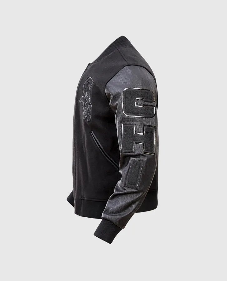 MLB Chicago White Sox Black Men's Varsity Jacket