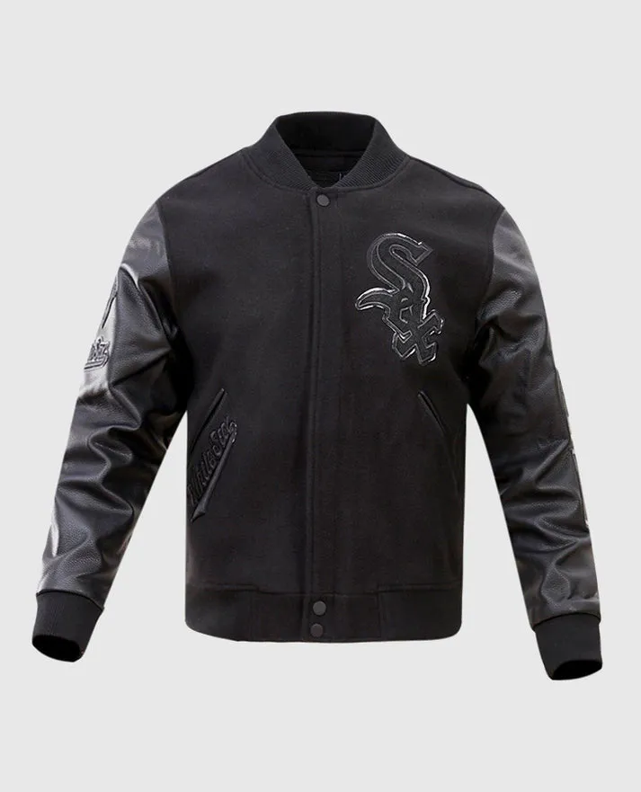MLB Chicago White Sox Black Men's Varsity Jacket
