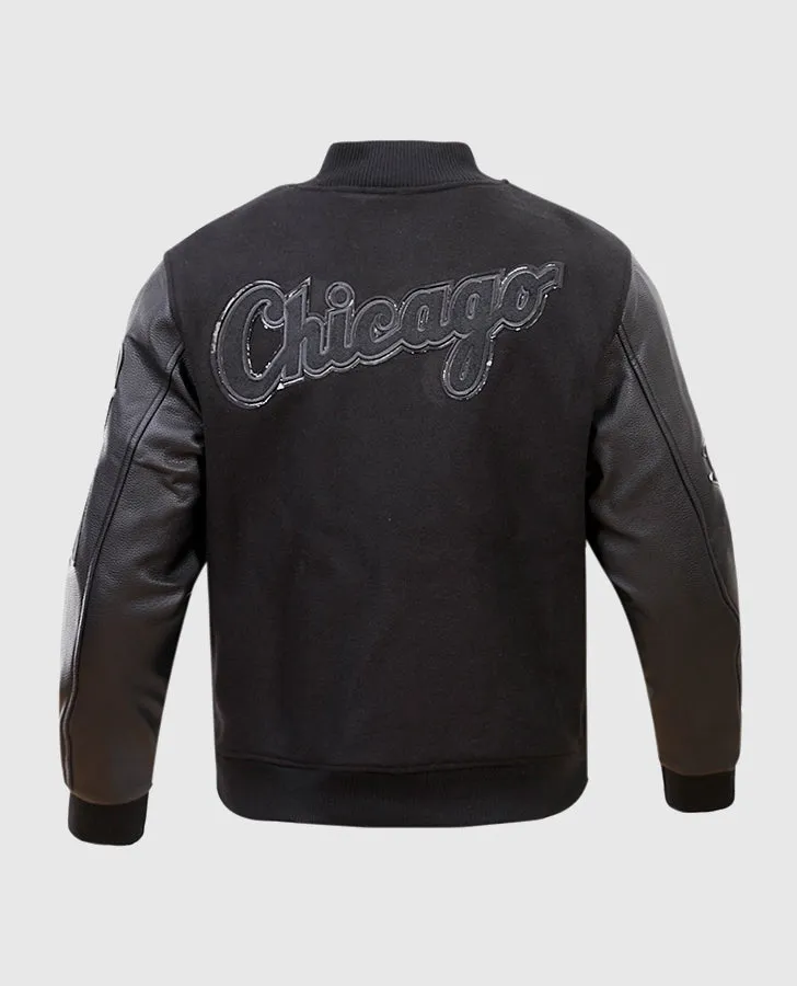 MLB Chicago White Sox Black Men's Varsity Jacket