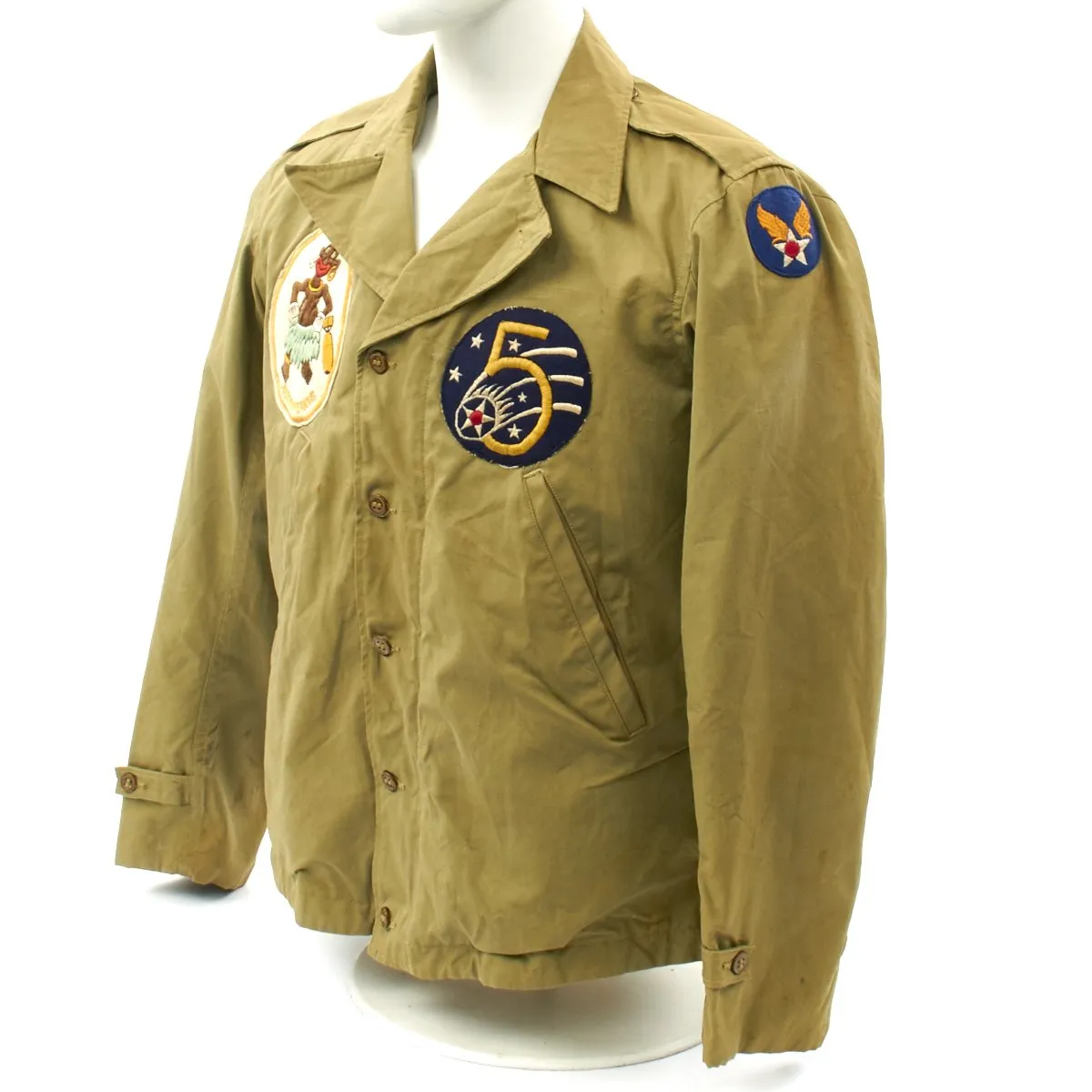Original WWII 90th Bomb Group Jolly Rogers 319th Bomb Squadron Asterperious Grouping