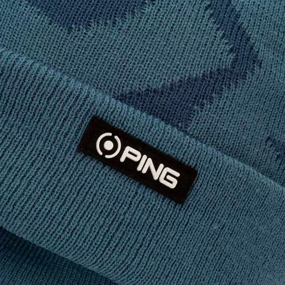 Ping Camo Knit Beanie - Greystone Multi