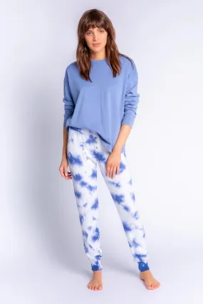 PJ Salvage Fade Away Denim Long Sleeve Top