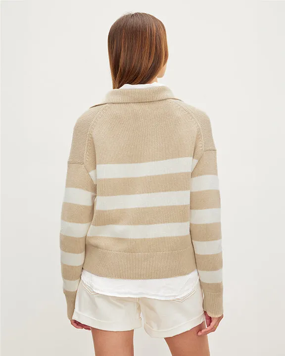 velvet by Graham and Spencer Lucie Sweater in Sable/Mink