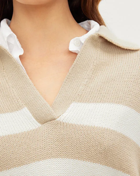 velvet by Graham and Spencer Lucie Sweater in Sable/Mink