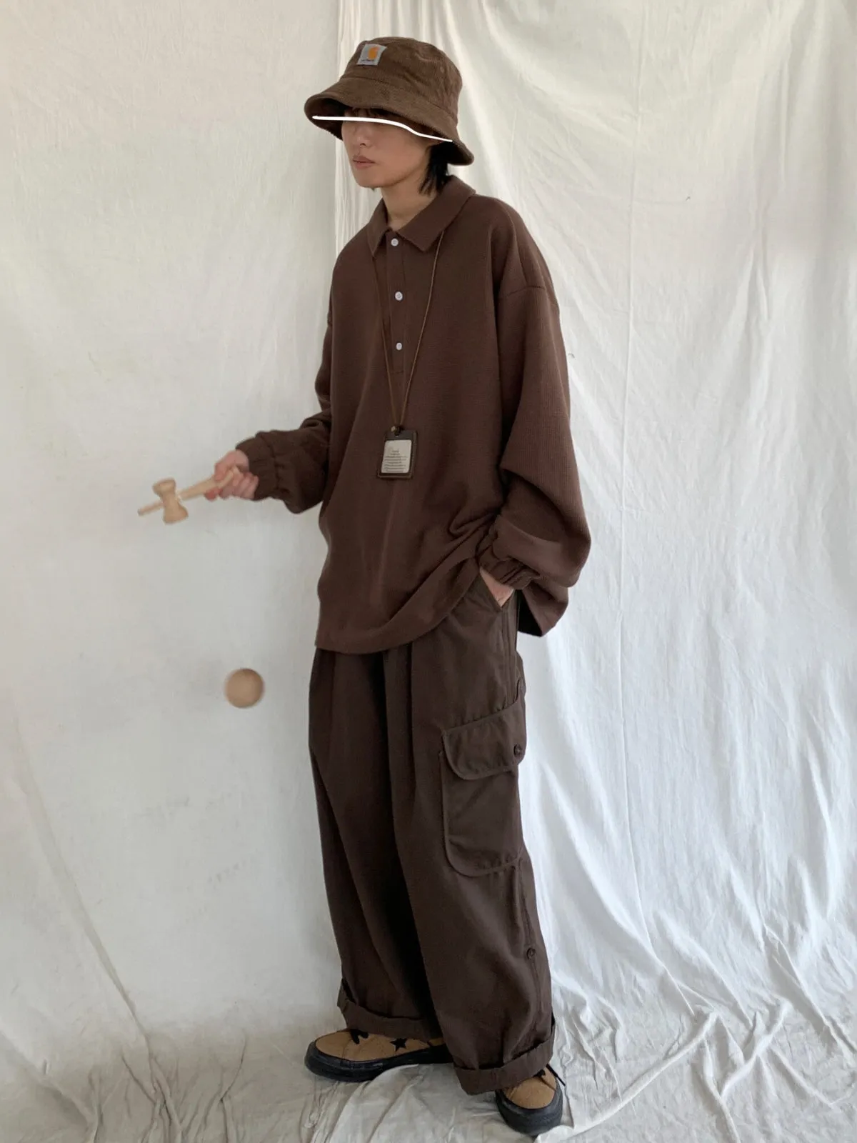 WLS Retro Wide Leg Loose Trousers Pants