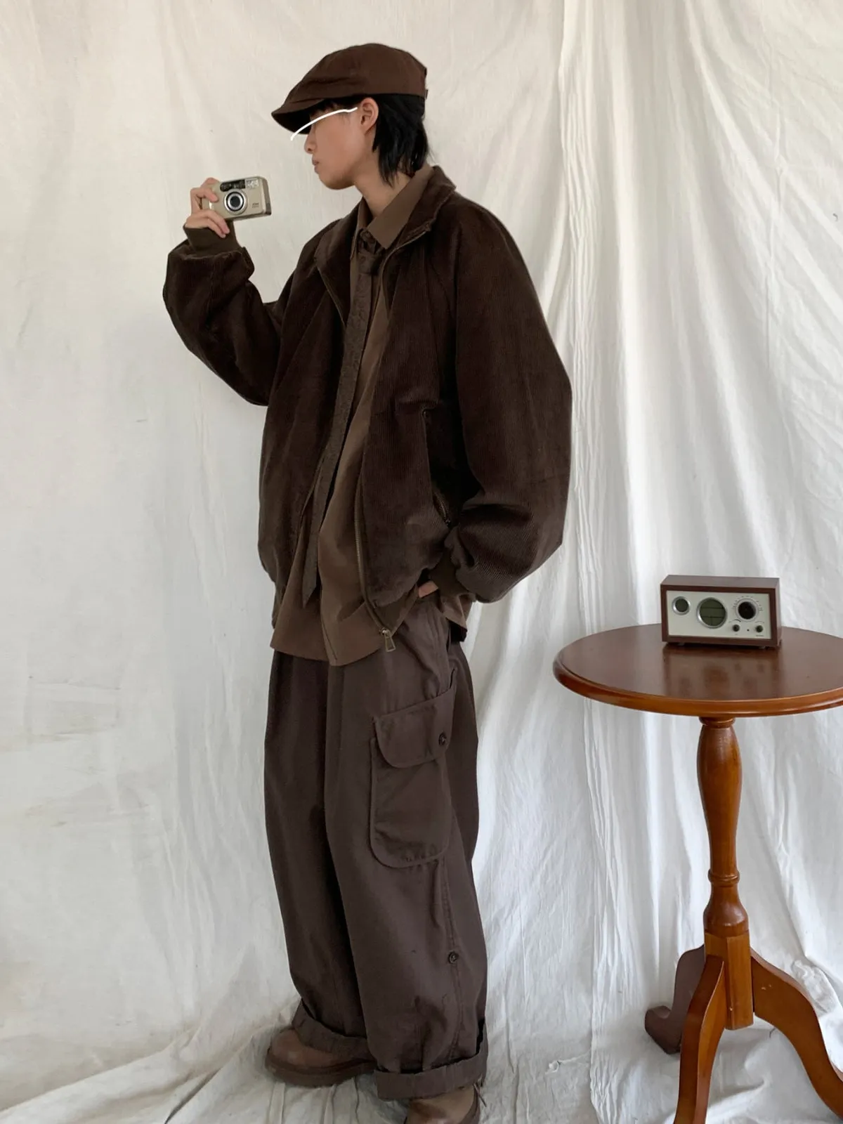 WLS Retro Wide Leg Loose Trousers Pants